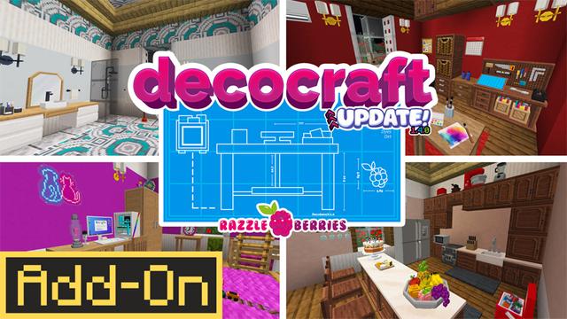 Thumbnail of the Minecraft Bedrock Marketplace product Decocraft created by Razzleberries.