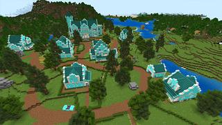 Screenshot of the Minecraft Bedrock Marketplace product Diamond Mansion created by Razzleberries.