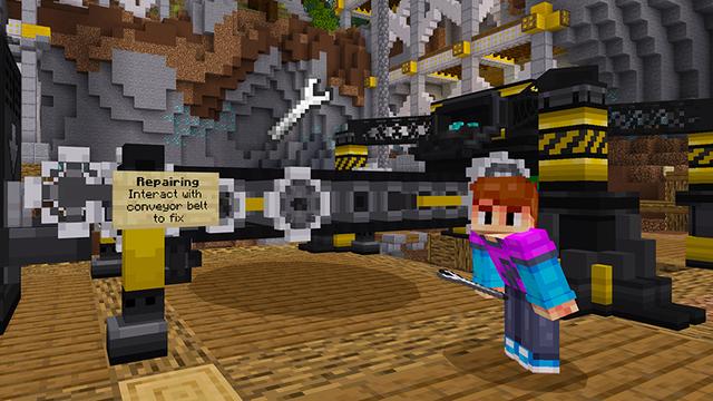 Screenshot of the Minecraft Bedrock Marketplace product Diamond Tycoon created by Razzleberries.