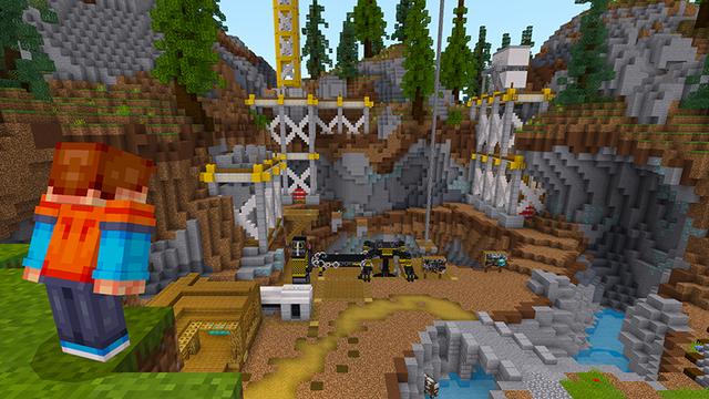 Screenshot of the Minecraft Bedrock Marketplace product Diamond Tycoon created by Razzleberries.