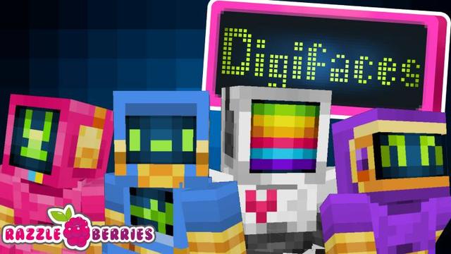 Thumbnail of the Minecraft Bedrock Marketplace product Digifaces created by Razzleberries.