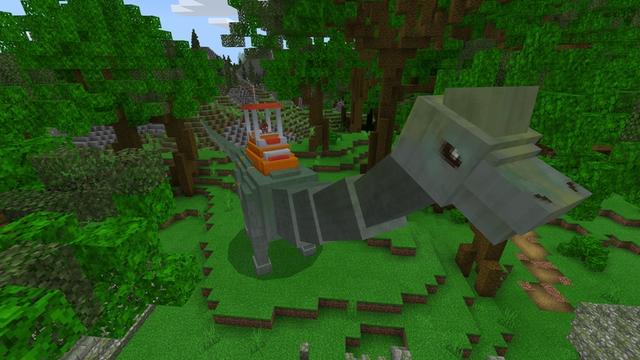 Screenshot of the Minecraft Bedrock Marketplace product Dinos created by Razzleberries.