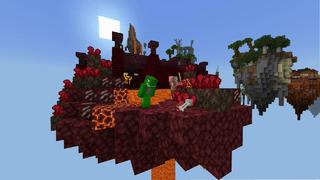 Screenshot of the Minecraft Bedrock Marketplace product Dinosaur Skyblock created by Razzleberries.