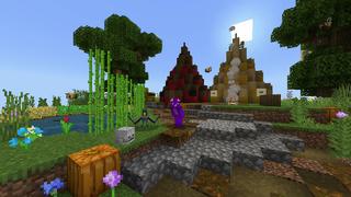 Screenshot of the Minecraft Bedrock Marketplace product Dinosaur Skyblock created by Razzleberries.