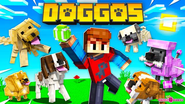 Thumbnail of the Minecraft Bedrock Marketplace product Doggos created by Razzleberries.