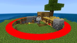 Screenshot of the Minecraft Bedrock Marketplace product Don't Leave the Circle! created by Razzleberries.