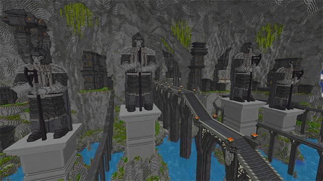Screenshot of the Minecraft Bedrock Marketplace product Dwarven Kingdom created by Razzleberries.