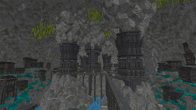 Screenshot of the Minecraft Bedrock Marketplace product Dwarven Kingdom created by Razzleberries.