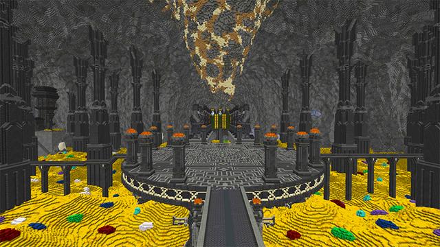 Screenshot of the Minecraft Bedrock Marketplace product Dwarven Kingdom created by Razzleberries.