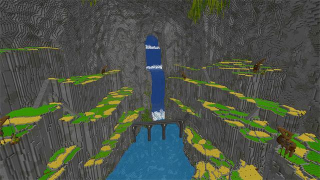 Screenshot of the Minecraft Bedrock Marketplace product Dwarven Kingdom created by Razzleberries.