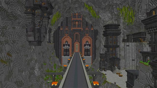 Screenshot of the Minecraft Bedrock Marketplace product Dwarven Kingdom created by Razzleberries.
