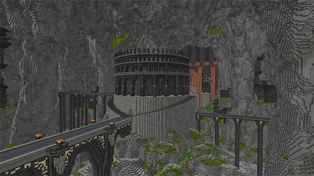 Screenshot of the Minecraft Bedrock Marketplace product Dwarven Kingdom created by Razzleberries.