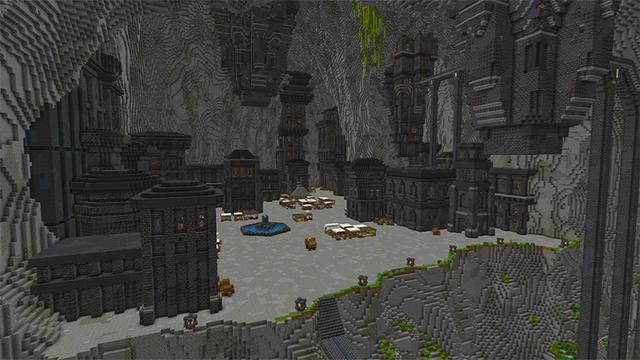 Screenshot of the Minecraft Bedrock Marketplace product Dwarven Kingdom created by Razzleberries.