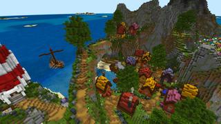 Screenshot of the Minecraft Bedrock Marketplace product Egg Trail created by Razzleberries.