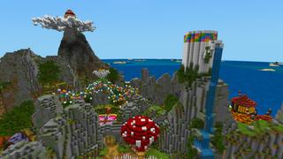 Screenshot of the Minecraft Bedrock Marketplace product Egg Trail created by Razzleberries.