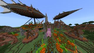 Screenshot of the Minecraft Bedrock Marketplace product Eggspress created by Razzleberries.