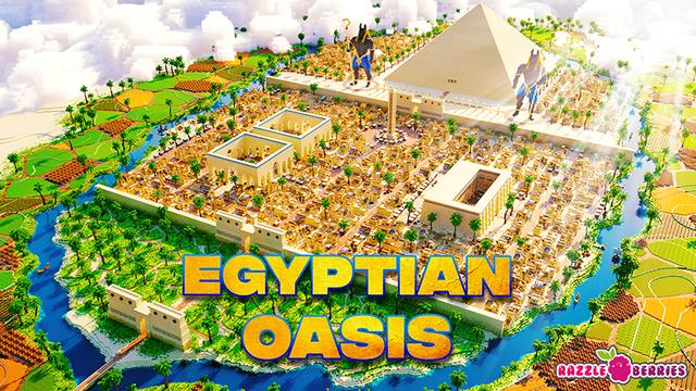 Thumbnail of the Minecraft Bedrock Marketplace product Egyptian Oasis created by Razzleberries.