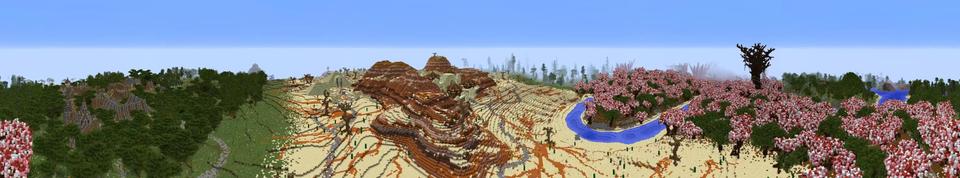Panorama of the Minecraft Bedrock Marketplace product Elder Quest created by Razzleberries.