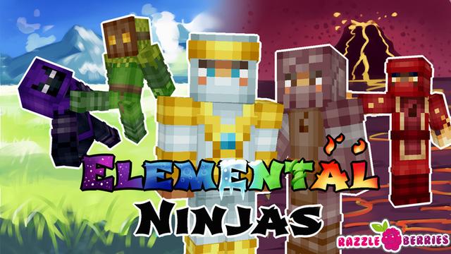 Thumbnail of the Minecraft Bedrock Marketplace product Elemental Ninjas created by Razzleberries.