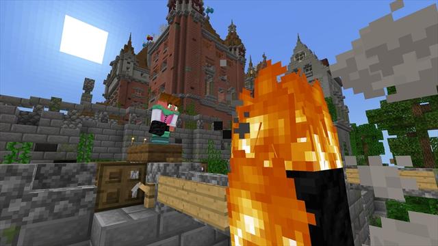 Screenshot of the Minecraft Bedrock Marketplace product Eltz Castle created by Razzleberries.