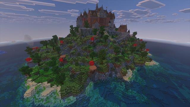 Screenshot of the Minecraft Bedrock Marketplace product Eltz Castle created by Razzleberries.