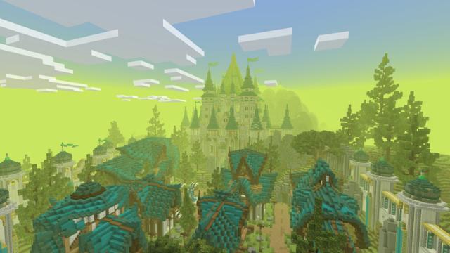 Screenshot of the Minecraft Bedrock Marketplace product Elven Kingdom created by Razzleberries.