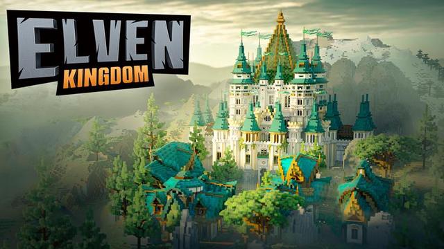 Thumbnail of the Minecraft Bedrock Marketplace product Elven Kingdom created by Razzleberries.