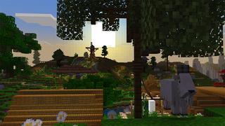 Screenshot of the Minecraft Bedrock Marketplace product Elven Plains created by Razzleberries.