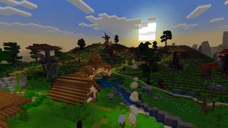 Screenshot of the Minecraft Bedrock Marketplace product Elven Plains created by Razzleberries.