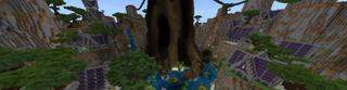 Panorama of the Minecraft Bedrock Marketplace product Elven Sanctuary created by Razzleberries.