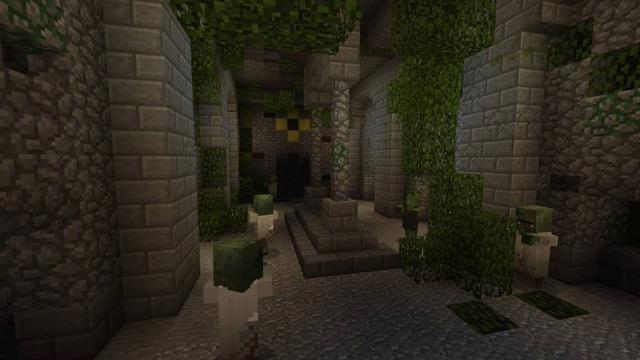 Screenshot of the Minecraft Bedrock Marketplace product Elytra Aisles created by Razzleberries.