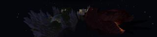 Panorama of the Minecraft Bedrock Marketplace product Endless Night created by Razzleberries.