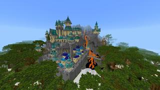 Screenshot of the Minecraft Bedrock Marketplace product Epic Islands Brimstone created by Razzleberries.