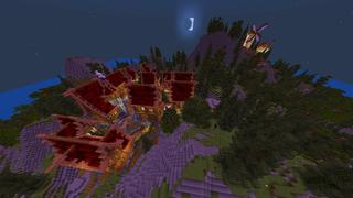 Screenshot of the Minecraft Bedrock Marketplace product Epic Islands Crimsonwood created by Razzleberries.