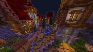 Screenshot of the Minecraft Bedrock Marketplace product Epic Islands Crimsonwood created by Razzleberries.