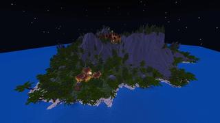 Screenshot of the Minecraft Bedrock Marketplace product Epic Islands Crimsonwood created by Razzleberries.