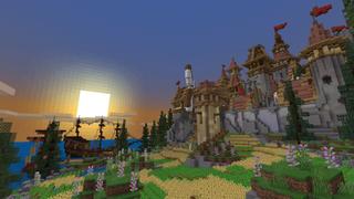 Screenshot of the Minecraft Bedrock Marketplace product Epic Islands Flatrock created by Razzleberries.