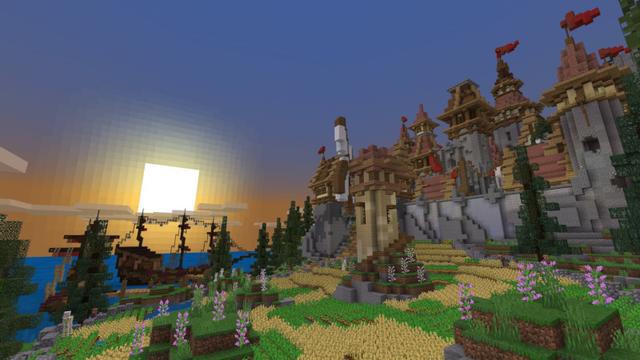 Screenshot of the Minecraft Bedrock Marketplace product Epic Islands Flatrock created by Razzleberries.