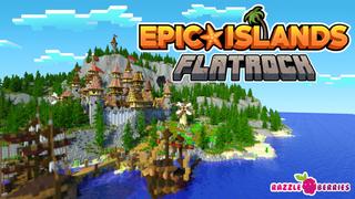 Thumbnail of the Minecraft Bedrock Marketplace product Îles épiques Flatrock created by Razzleberries.
