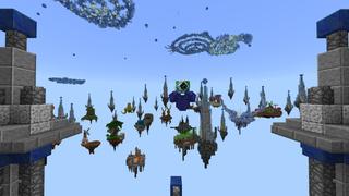 Screenshot of the Minecraft Bedrock Marketplace product Epic Sky Block created by Razzleberries.