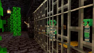 Screenshot of the Minecraft Bedrock Marketplace product Evil Overlord Simulator created by Razzleberries.