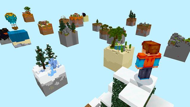 Screenshot of the Minecraft Bedrock Marketplace product Extreme Survival Biome Blöcke created by Razzleberries.