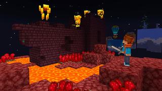 Screenshot of the Minecraft Bedrock Marketplace product Extreme Survival Biome Blocks created by Razzleberries.