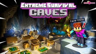 Thumbnail of the Minecraft Bedrock Marketplace product Extreme Survival Caves created by Razzleberries.