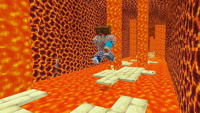 Screenshot of the Minecraft Bedrock Marketplace product Extreme Survival Giant Planets created by Razzleberries.