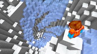 Screenshot of the Minecraft Bedrock Marketplace product Extreme Survival Ice Island created by Razzleberries.