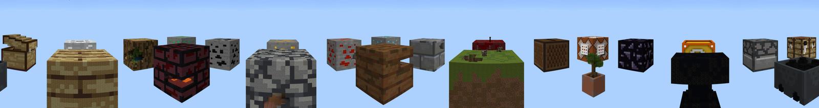 Panorama of the Minecraft Bedrock Marketplace product Extreme Survival: Mega Blocks created by Razzleberries.