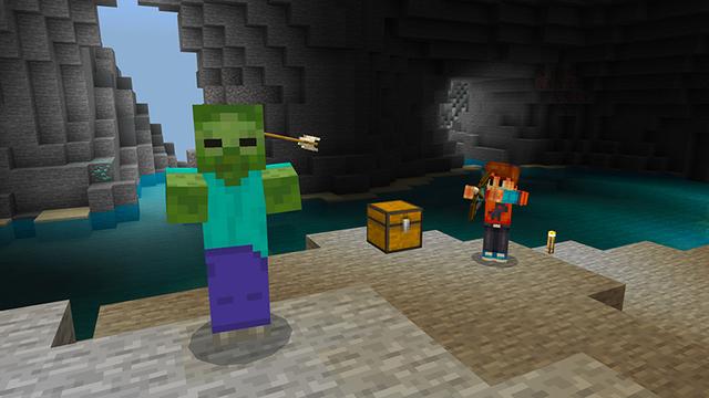 Screenshot of the Minecraft Bedrock Marketplace product Extreme Survival Mountains created by Razzleberries.