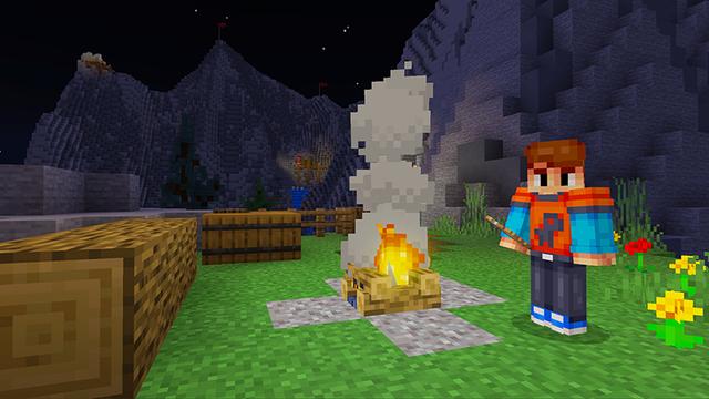 Screenshot of the Minecraft Bedrock Marketplace product Extreme Survival Mountains created by Razzleberries.