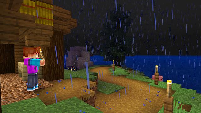 Screenshot of the Minecraft Bedrock Marketplace product Extreme Survival: Raft created by Razzleberries.